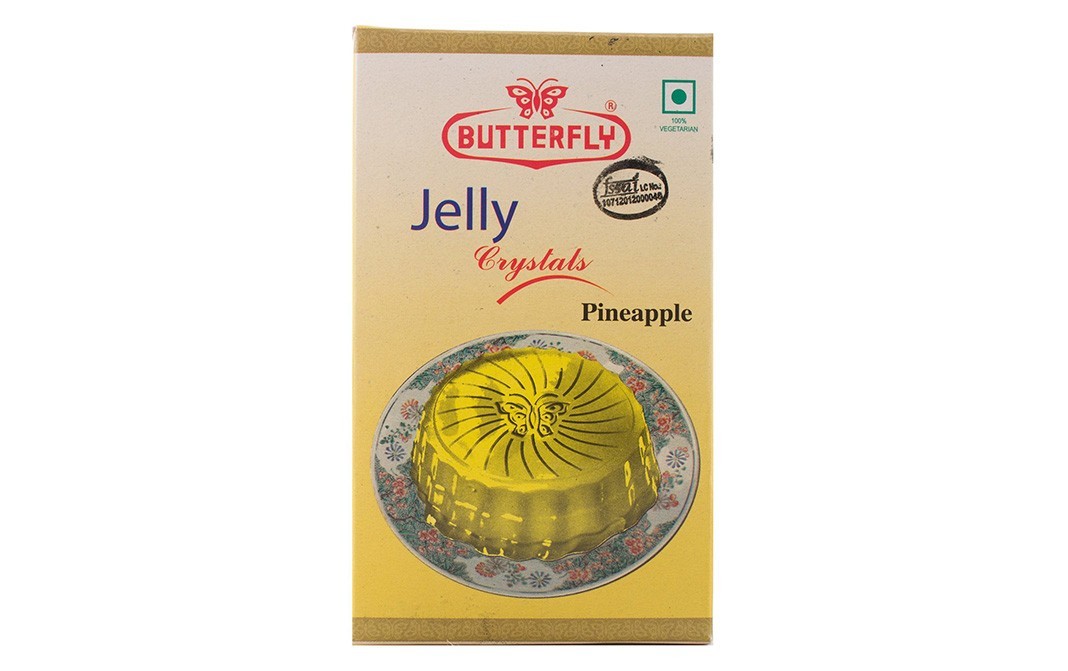 Butterfly Jelly Crystals Pineapple    Pack  150 grams